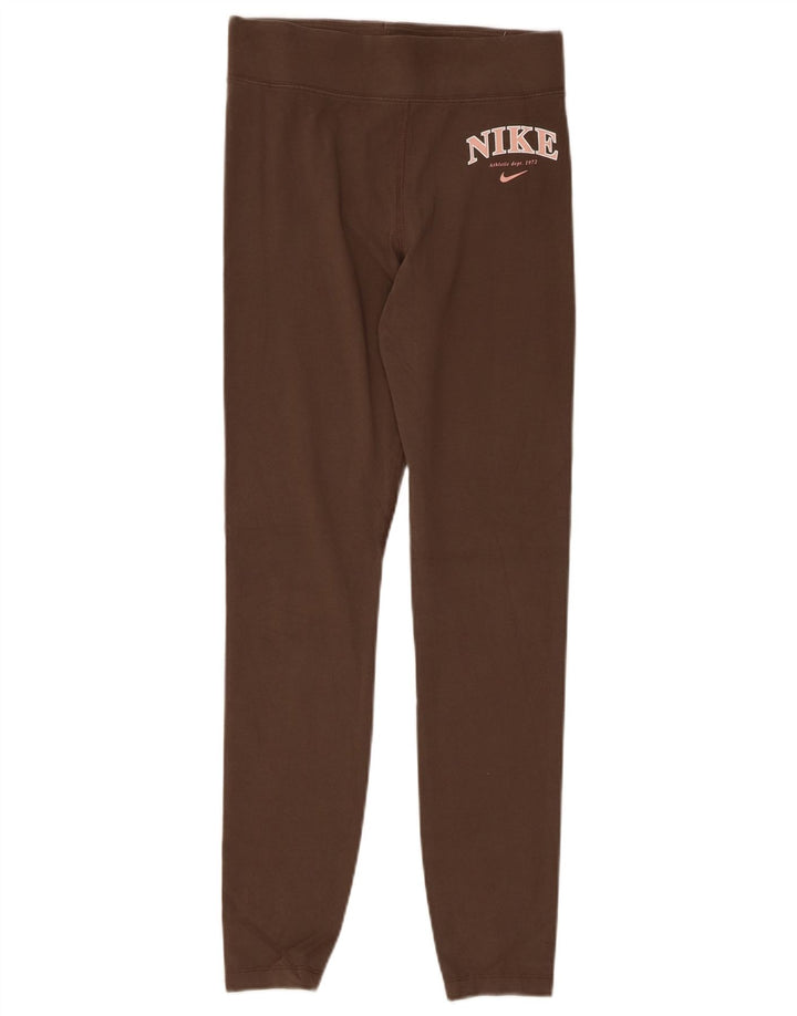 Γυναικεία γραφικά κολάν NIKE UK 10 Small Grey Cotton