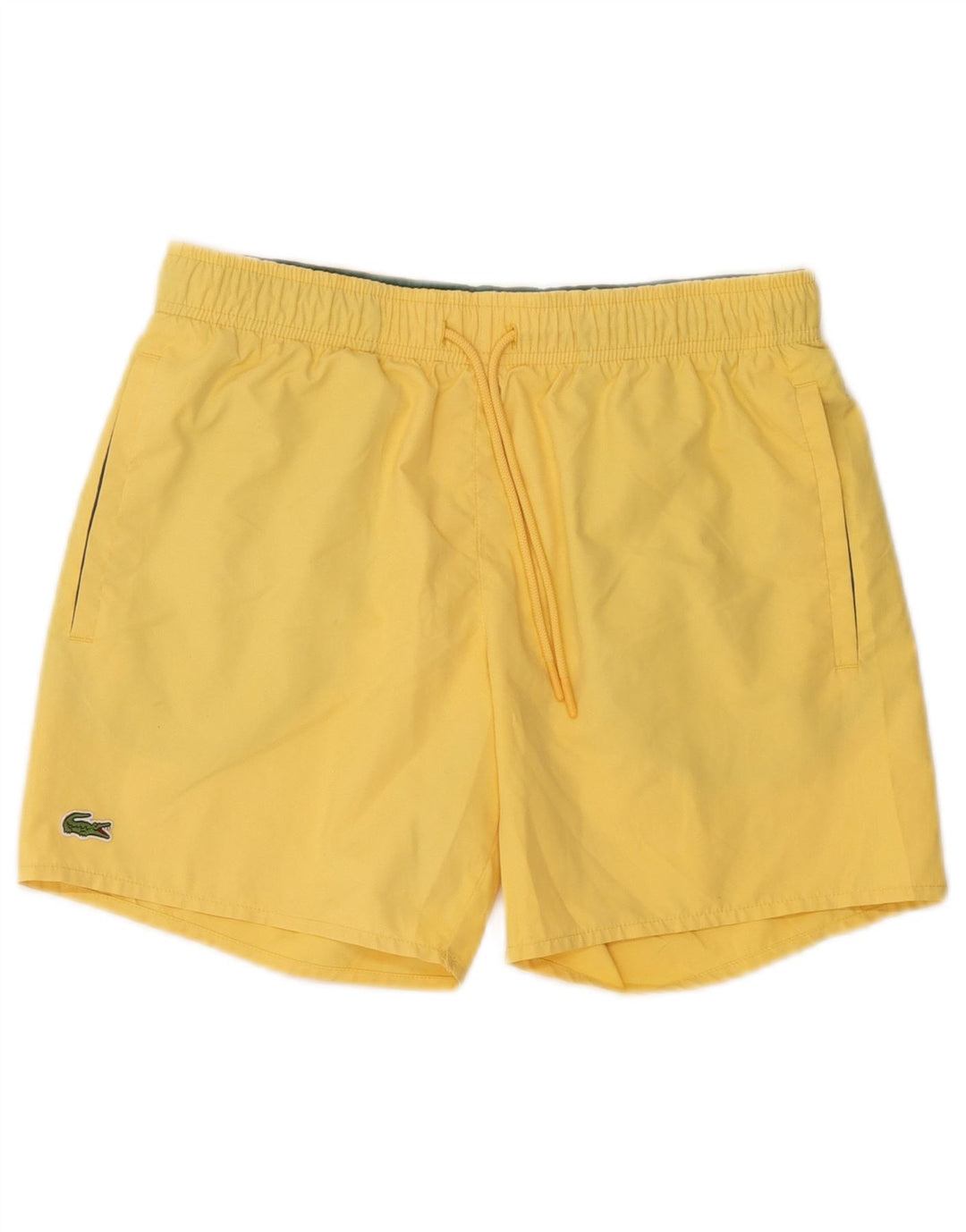 Γυναικείο σορτς κολύμβησης Lacoste UK 10 Small Yellow Polyester