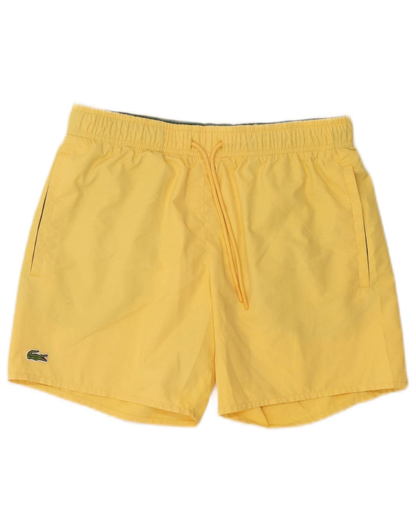 Γυναικείο σορτς κολύμβησης Lacoste UK 10 Small Yellow Polyester