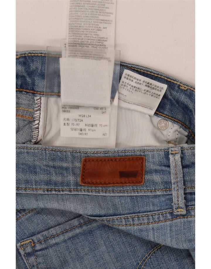 Γυναικείο τζιν ίσιο Levi's W28 L28 Μπλε βαμβακερό