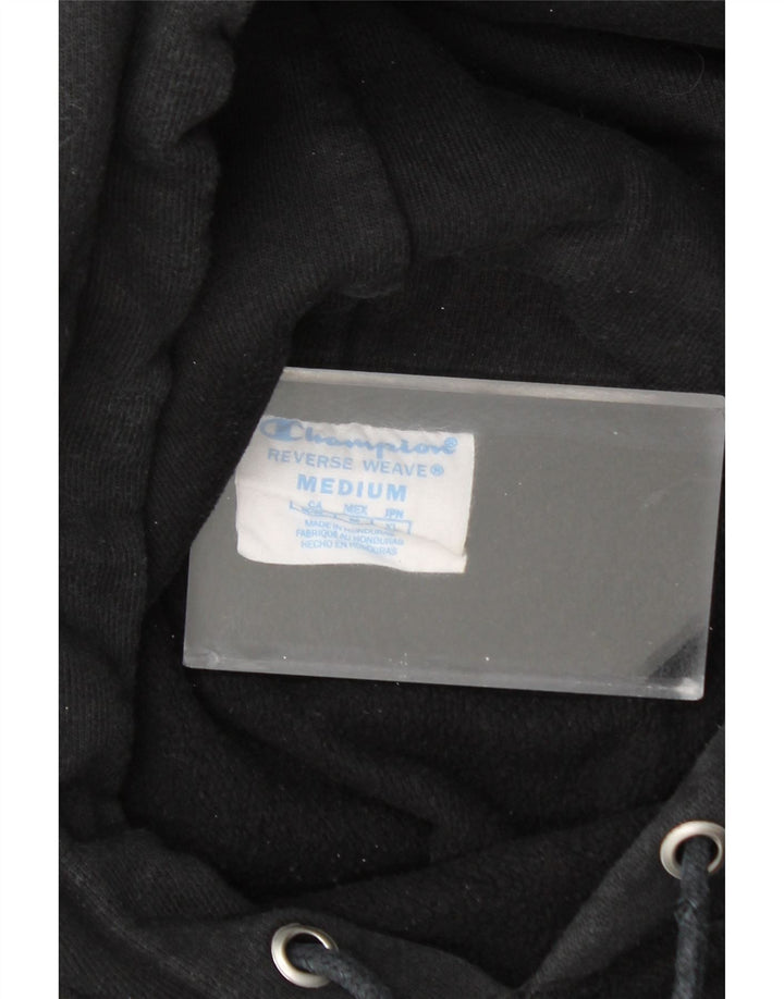Champion Mens Hoodie Jumper Μεσαίο μαύρο βαμβακερό