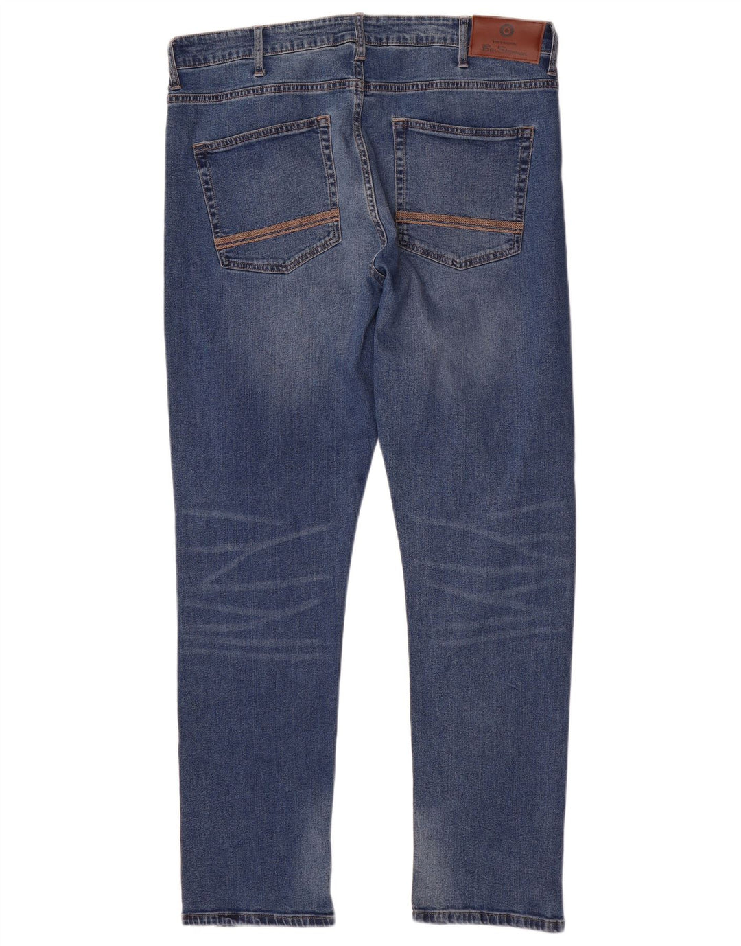 BEN SHERMAN Ανδρικό Slim Jeans W38 L32 Μπλε βαμβακερό