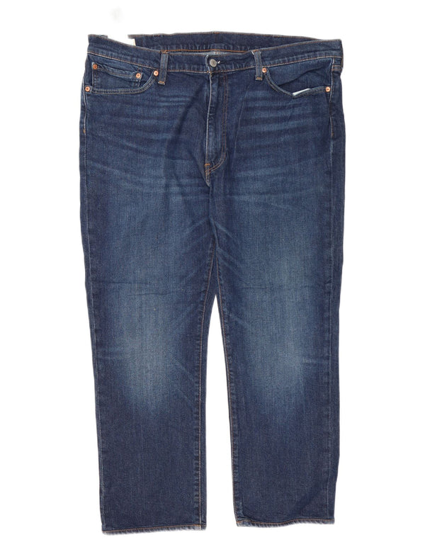 Levi's Mens 514 Straight Jeans W40 L30 Navy Blue Cotton