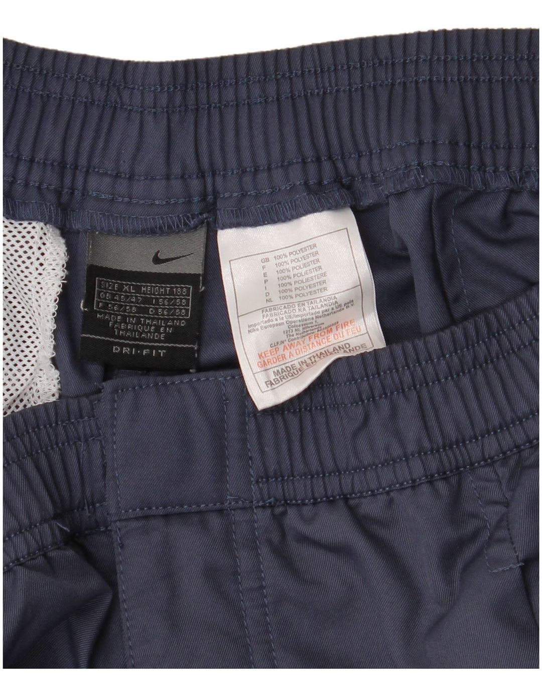 Ανδρικό σορτς Chino NIKE 45/47 XL W38 Navy Blue πολυεστέρας