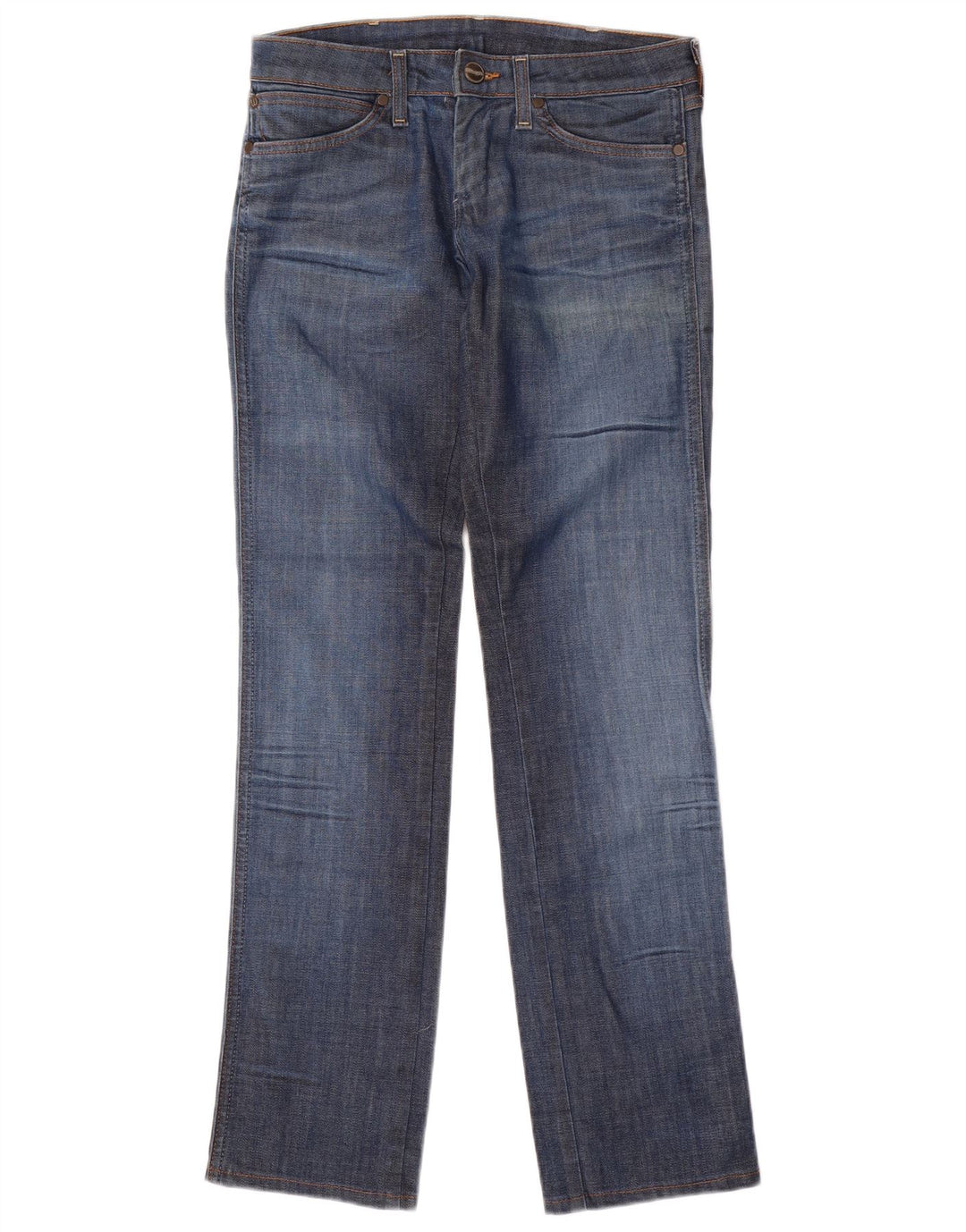 WRANGLER Γυναικείο Lia Straight Jeans W27 L36 Μπλε Βαμβακερό