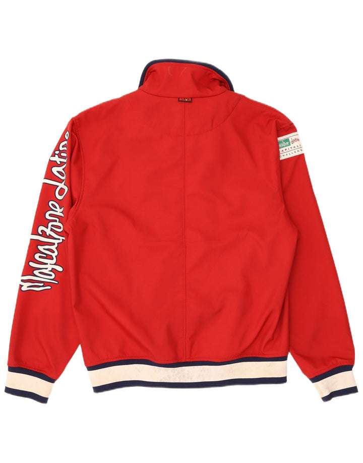 Ανδρική φόρμα γραφικής φόρμας Kappa Top Jacket μεσαίου κόκκινου χρώματος πολυεστέρας