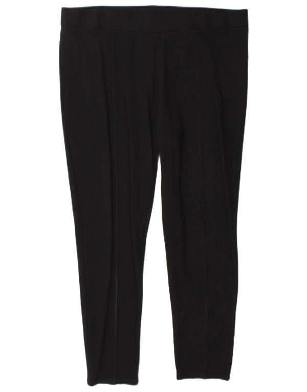 Marks & Spencer Womens Skinny Casual Trousers UK 18 XL W38 L27 Black