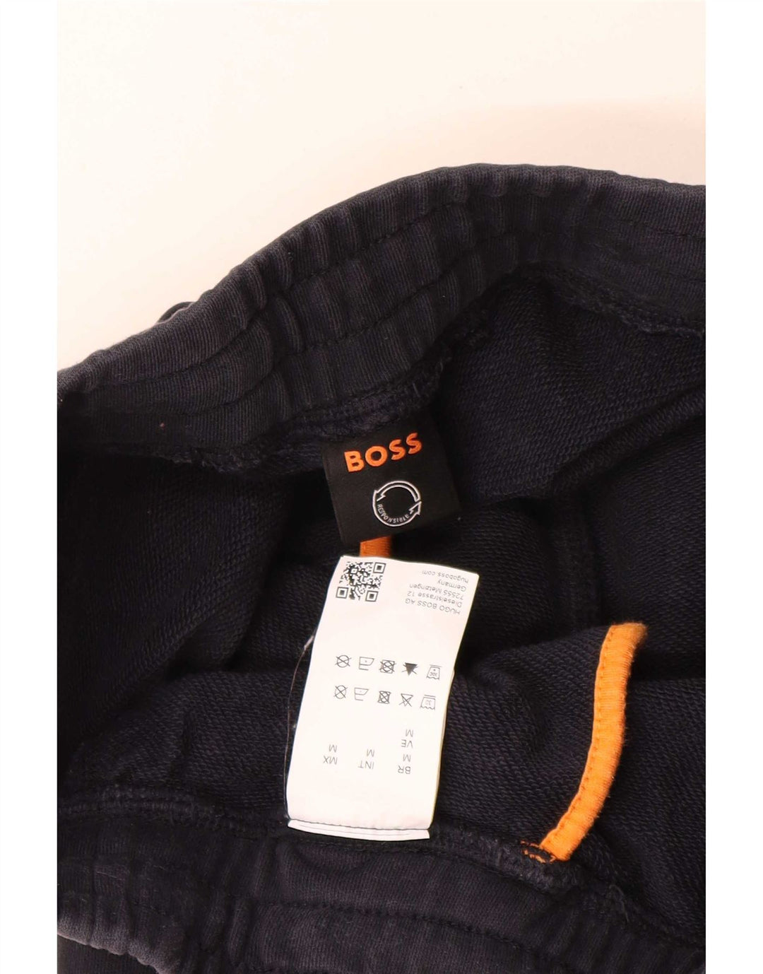 Ανδρικό αθλητικό σορτς Hugo Boss, μεσαίο μπλε βαμβακερό