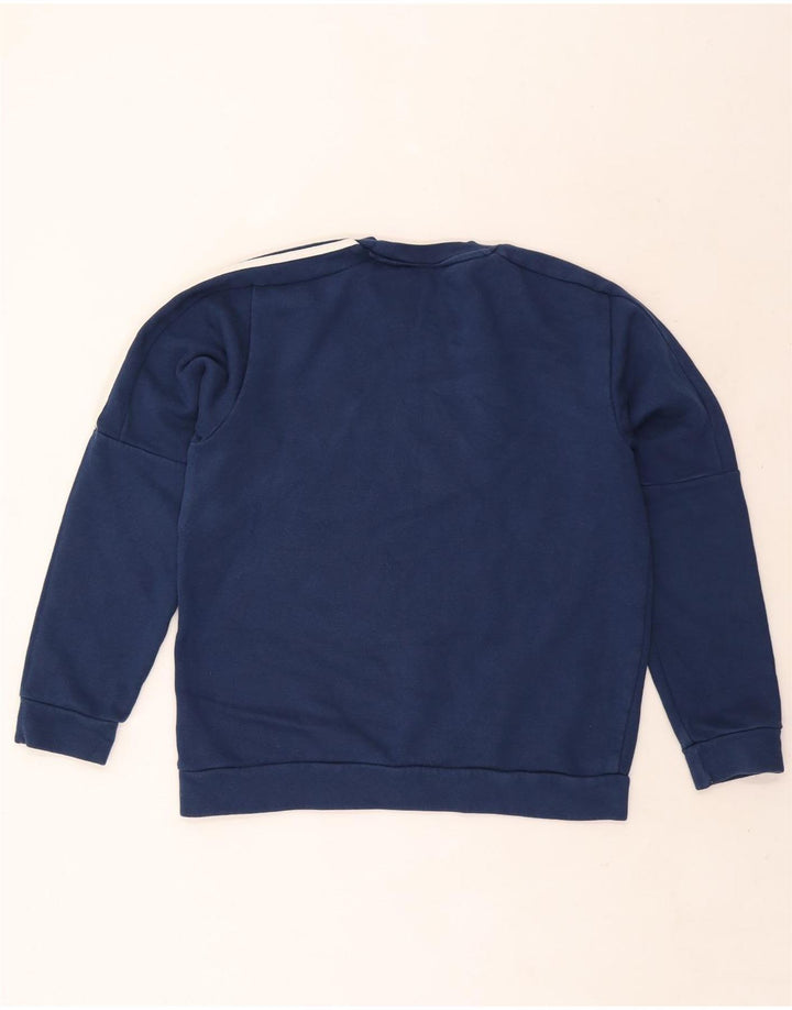 Ανδρικό φούτερ Adidas Jumper Small Navy Blue βαμβακερό