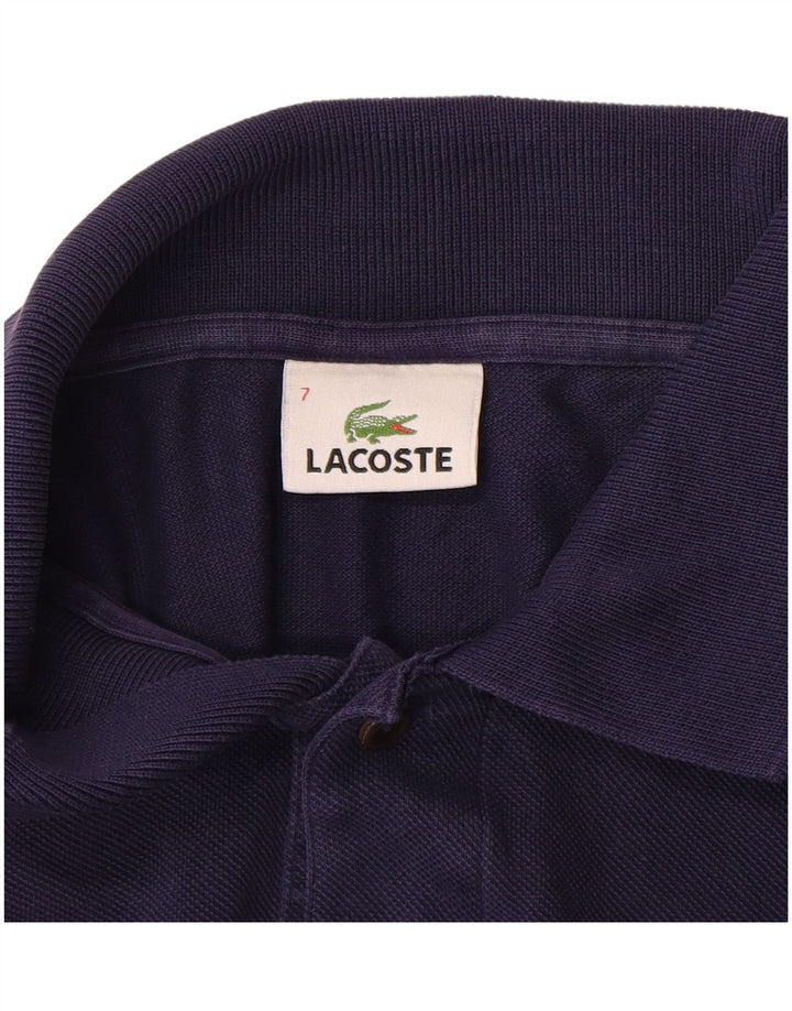 Ανδρικό πουκάμισο πόλο Lacoste, μέγεθος 7 2XL Navy Blue