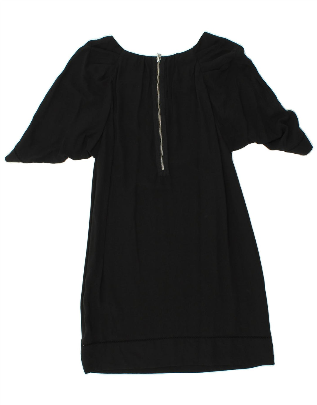 MASSIMO DUTTI Womens Empire Dress EU 36 XS Black Polyester Vintage Massimo Dutti and Second-Hand Massimo Dutti from Messina Hembry 