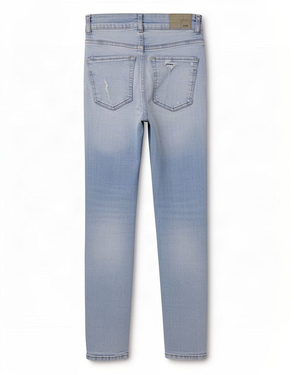 Zara Womens Distressed Skinny Jeans EU 36 XS W26 L27 Blue