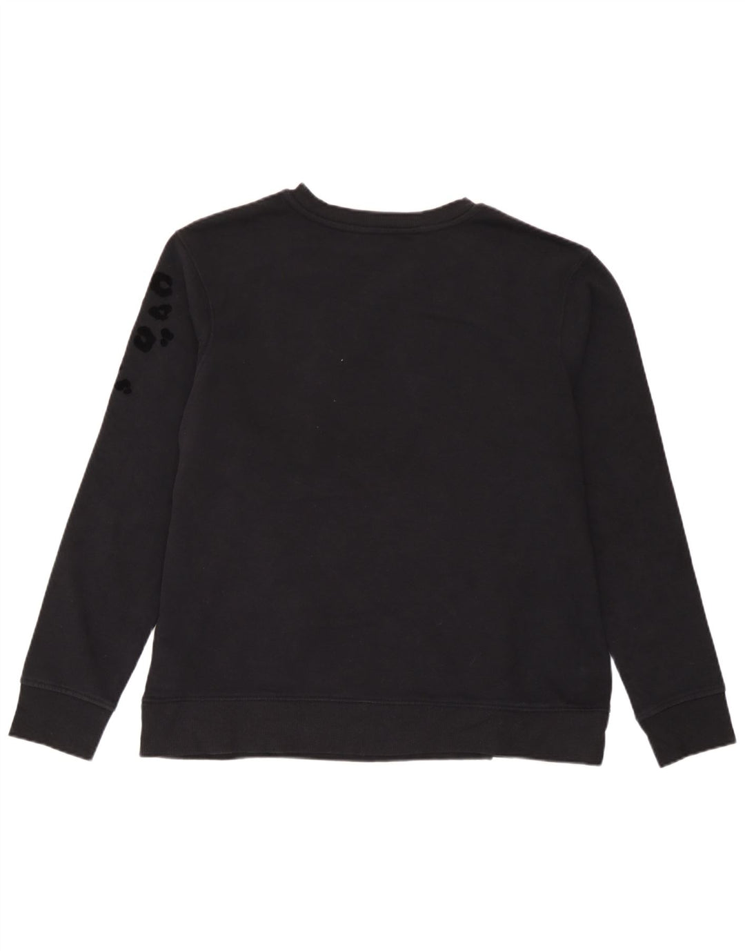 Marks & Spencer Γυναικεία φούτερ Jumper UK 14 Medium Black Animal print
