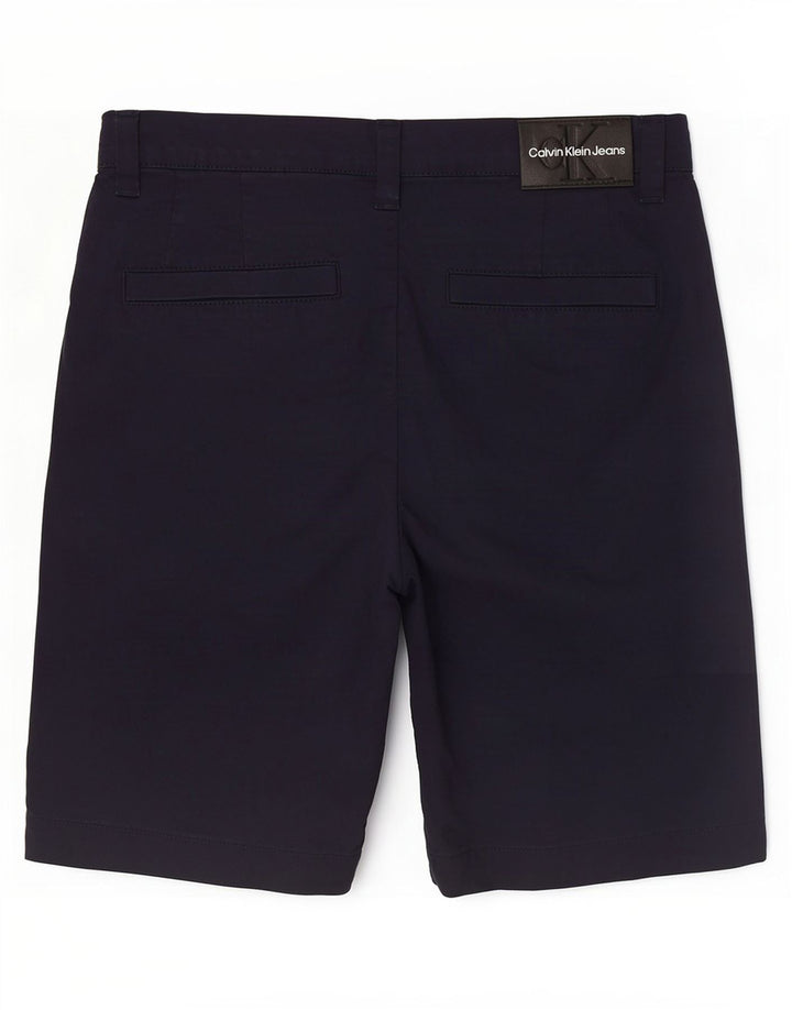 Ανδρικό σορτς Chino Calvin Klein Small W30 Navy Blue βαμβακερό