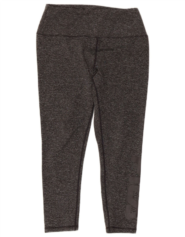 Γυναικεία γραφικά κολάν FILA Capri UK 10 Small Grey Pinstripe Polyester