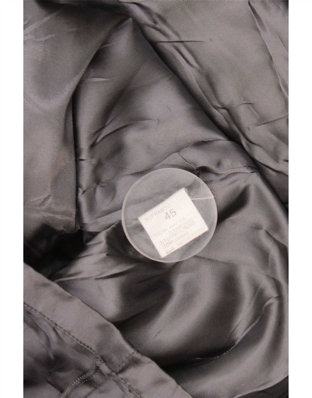 Γυναικείο παλτό Delia Ferrari Loose Fit IT 45 Large Grey Wool