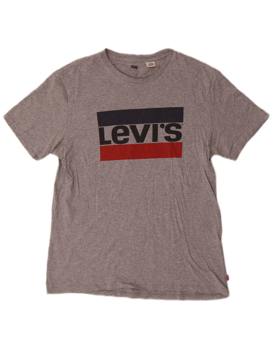 Ανδρικό γραφικό T-Shirt Levi's Top Large Grey Flecked
