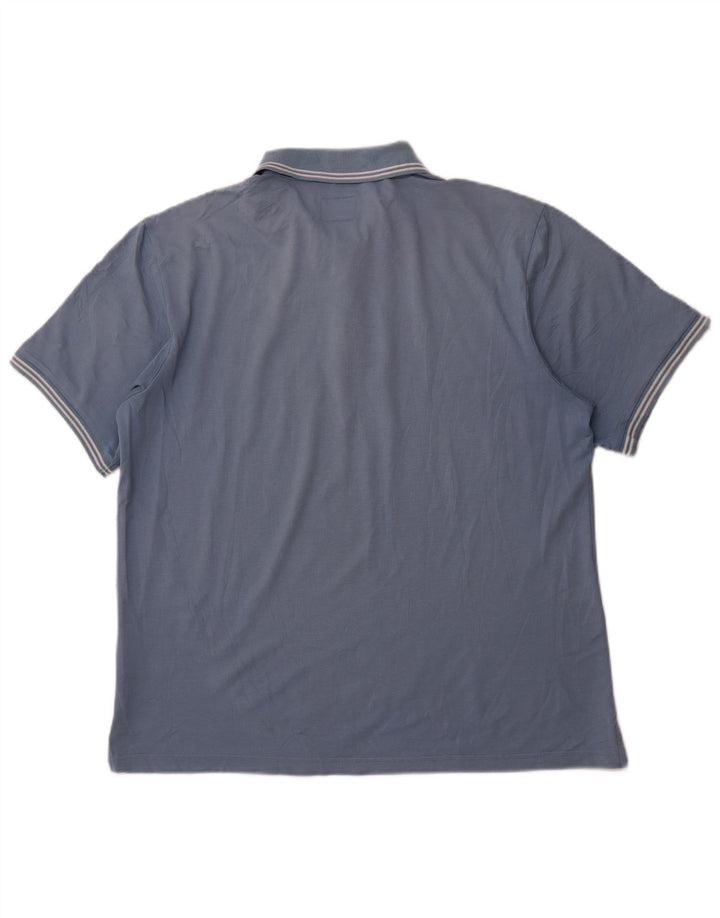 Ανδρικό μπλουζάκι πόλο CHAMPION Easy Fit XL Μπλε