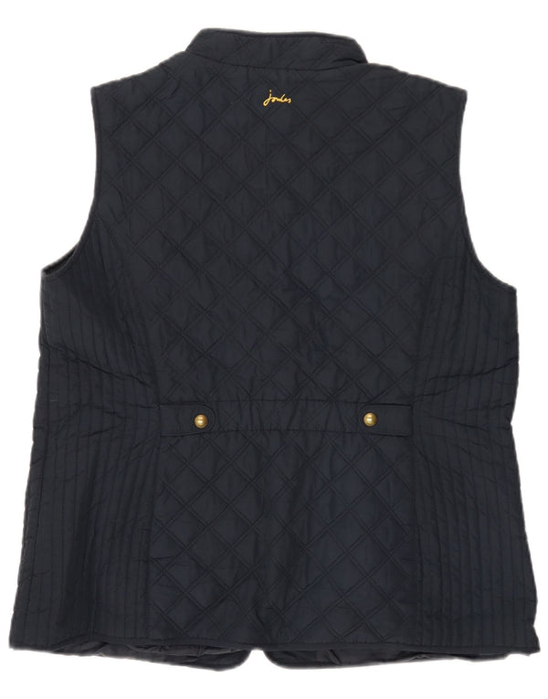 Joules Womens Quilted Gilet UK 18 XL Navy Blue Polyester