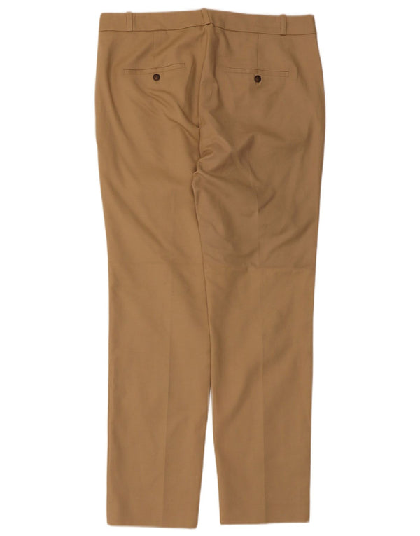 Zara Γυναικείο ίσιο παντελόνι Chino EU 40 Medium W30 L28 Beige βαμβακερό