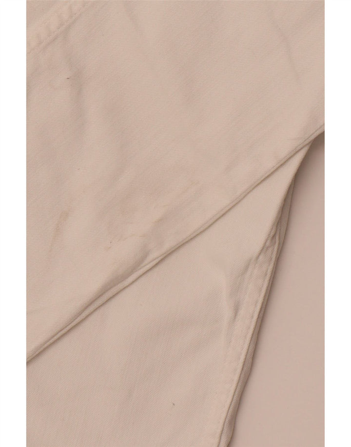 CREW CLOTHING Γυναικείο Slim Casual Παντελόνι UK 12 Medium W30 L29 Λευκό