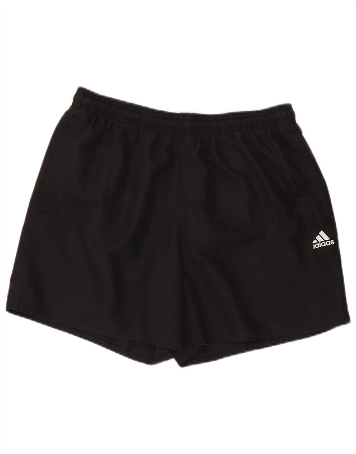 Ανδρικό αθλητικό σορτς Adidas μεγάλο μαύρο