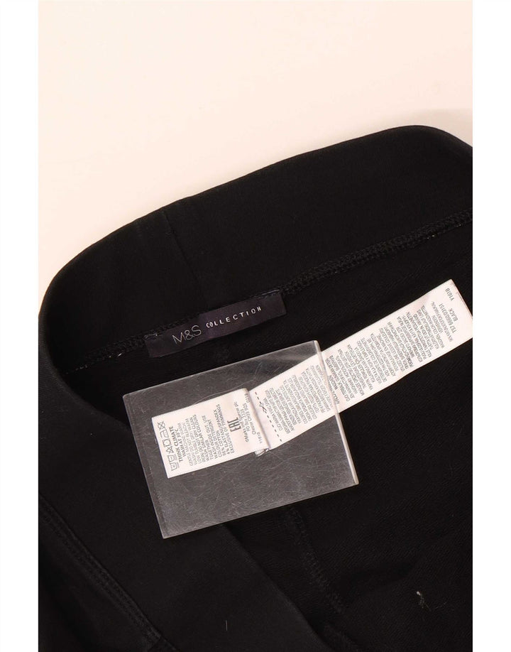 Γυναικεία αθλητική φόρμα Marks & Spencer Παντελόνι UK 12 Μεσαίο μαύρο βαμβακερό