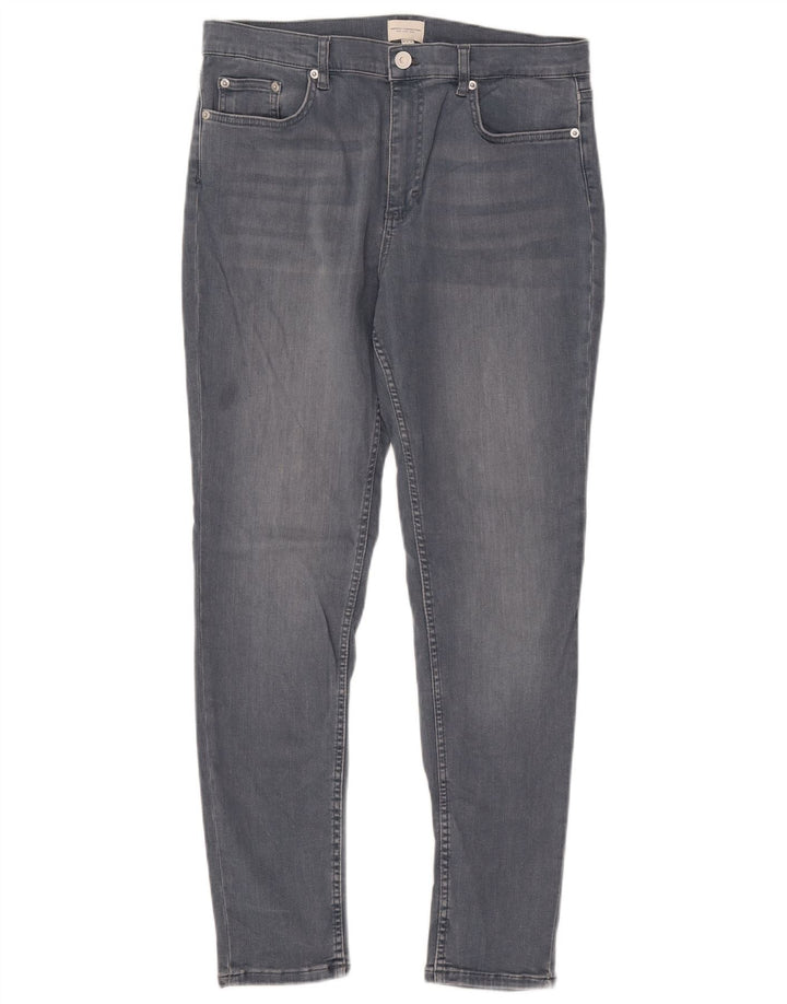 ΓΑΛΛΙΚΗ ΣΥΝΔΕΣΗ Γυναικεία Slim Jeans UK 16 Large W32 L29 Blue Cotton