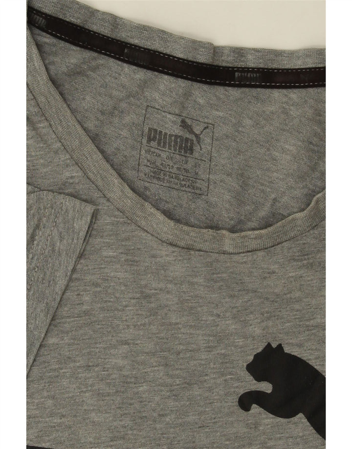 Ανδρικό γραφικό T-Shirt PUMA Top Medium Grey