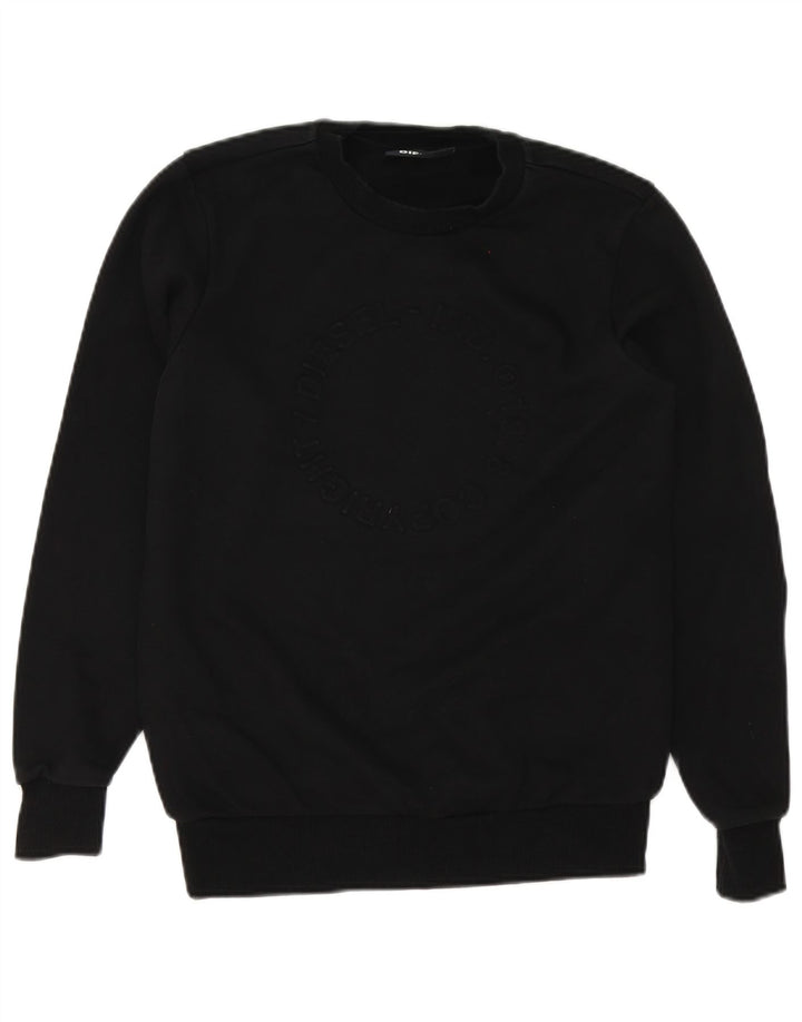 Ανδρικό φούτερ Diesel Jumper XS Μαύρο βαμβακερό