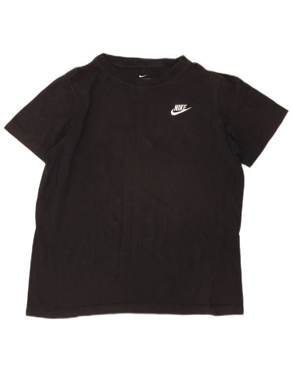 Nike Boys T-Shirt Top 12-13 Years Large Μαύρο
