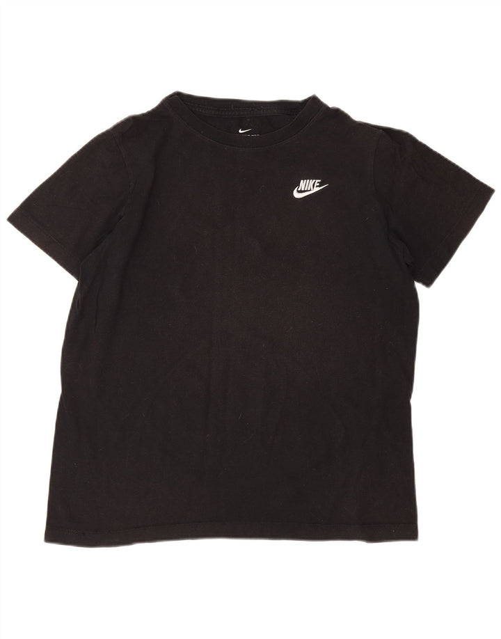 Nike Boys T-Shirt Top 12-13 Years Large Μαύρο