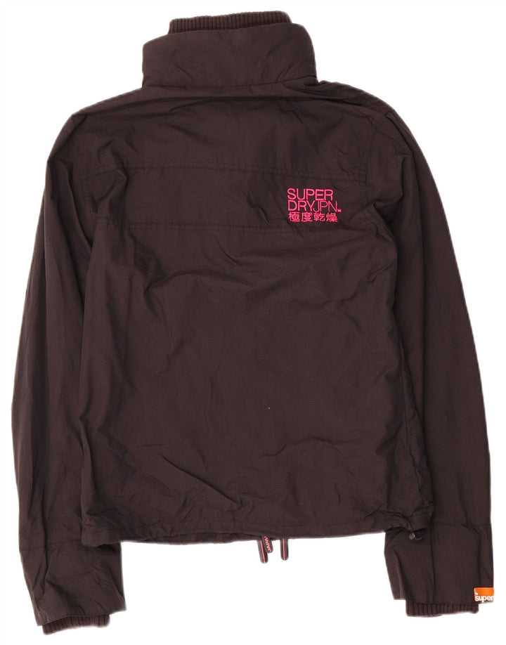 Superdry Γυναικείο Windcheater Windbreaker Jacket UK 12 Medium Black