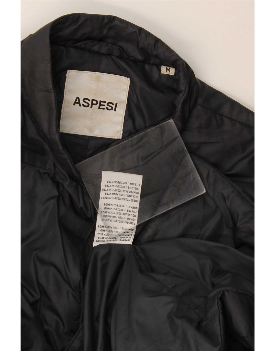 Aspesi Γυναικείο Bomber Jacket UK 14 Medium Navy Blue Polyamide