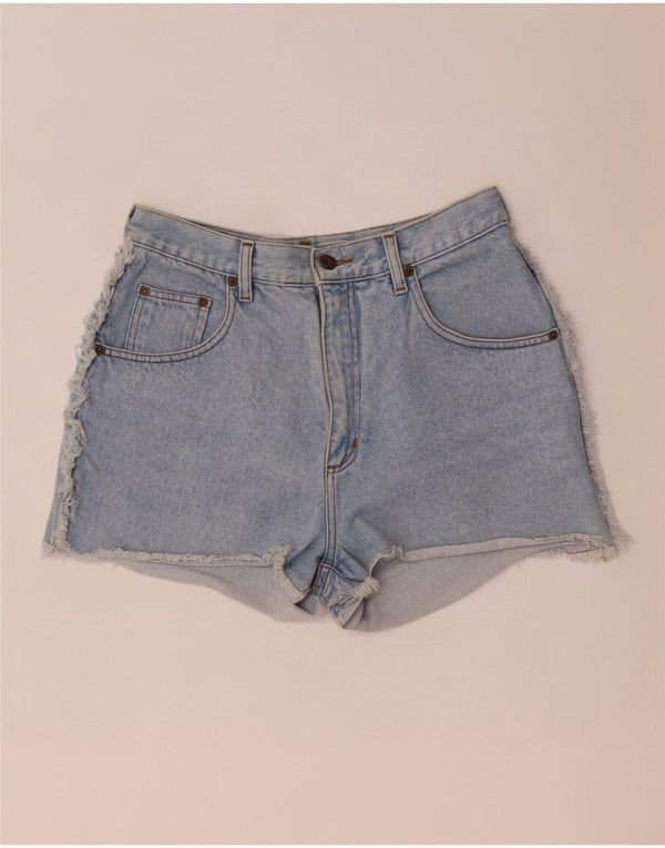 Vintage Womens Denim Shorts W30 Medium Blue