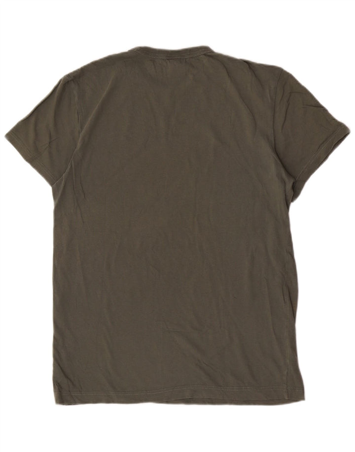 Ανδρικό γραφικό T-Shirt G-Star Top Medium Khaki Βαμβακερό