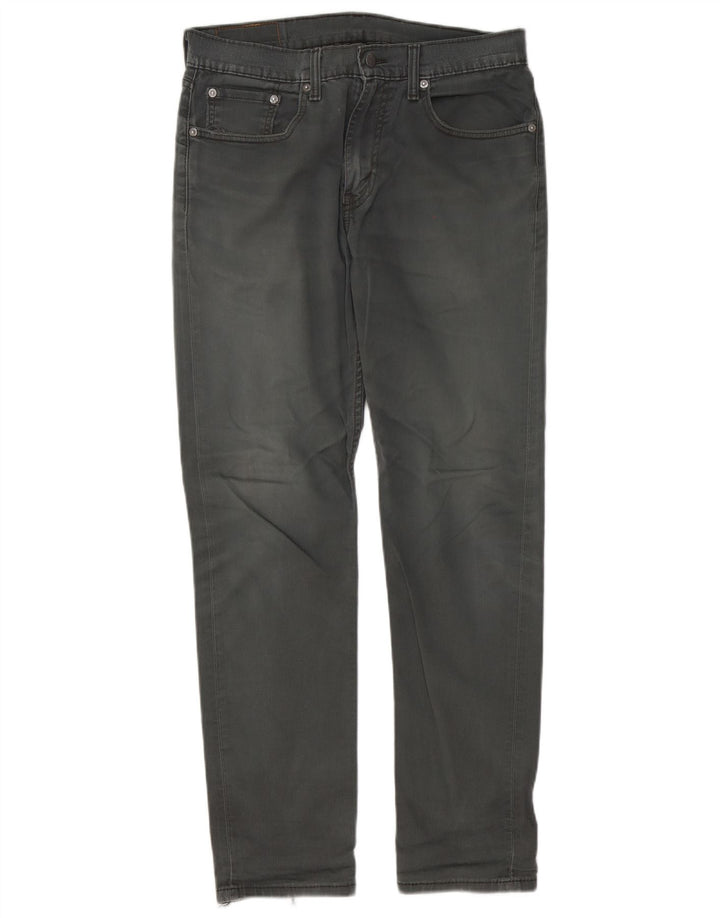 Levi's Mens 502 Tapered Jeans W32 L32 Γκρι βαμβακερό
