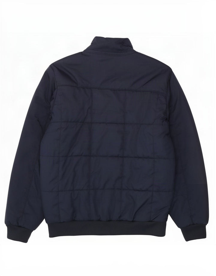 Adidas Boys μπουφάν με επένδυση 13-14 ετών Navy Blue Colorblock Πολυεστέρας