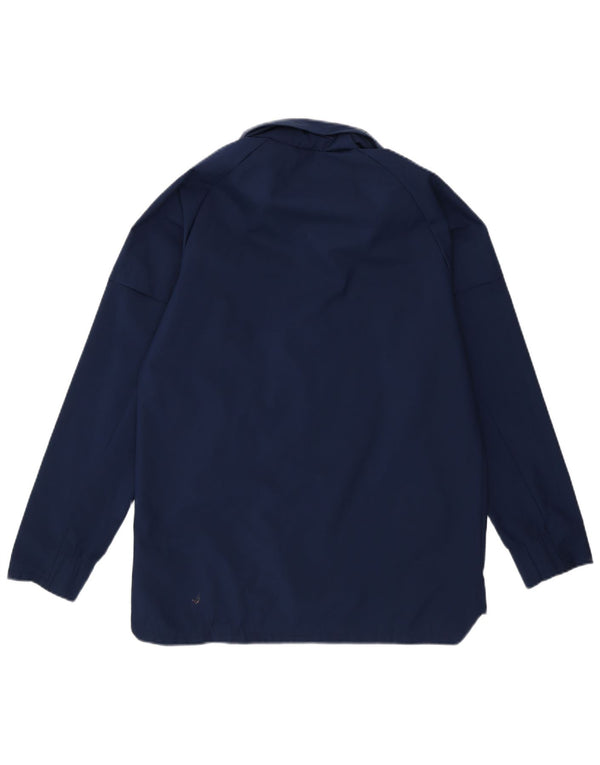 Adidas Boys με κουκούλα αντιανεμικό μπουφάν 11-12 ετών Navy Blue Polyester