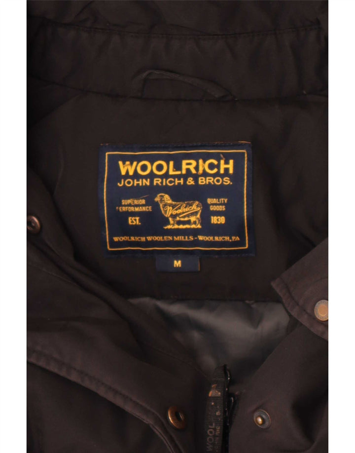 Woolrich Γυναικείο μπουφάν Parka με κουκούλα UK 12 Medium Black