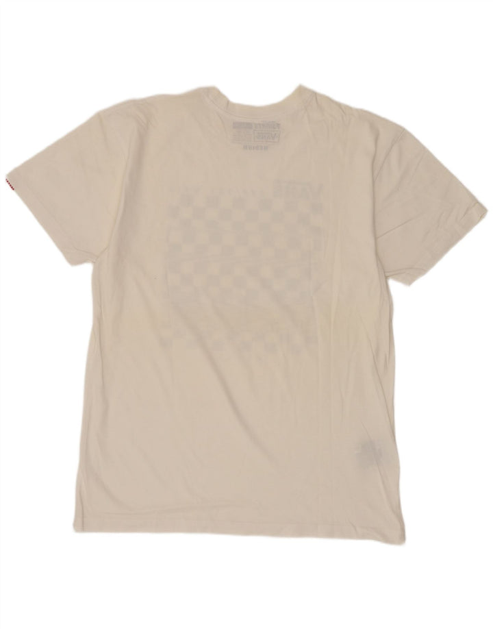 Ανδρικό γραφικό T-Shirt Vans Classic Fit Top Μεσαίο λευκό βαμβακερό