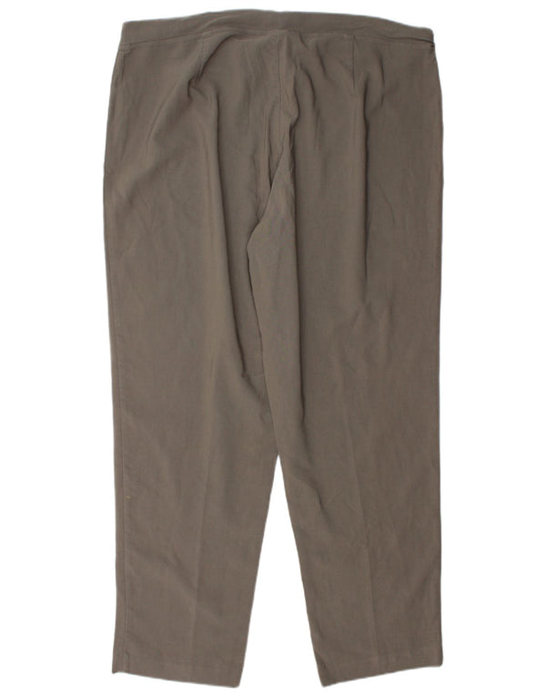 Marks & Spencer Γυναικείο αυτόγραφο Casual Παντελόνι UK 18 XL W40 L31 Γκρι