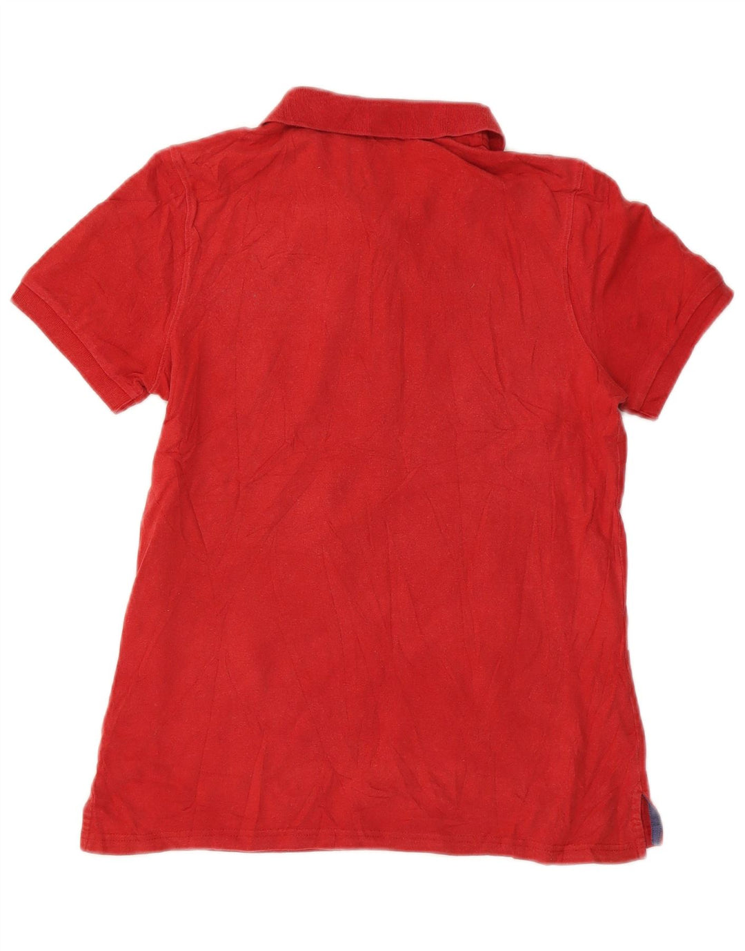 EDDIE BAUER Γυναικείο πουκάμισο πόλο UK 10 Small κόκκινο βαμβακερό