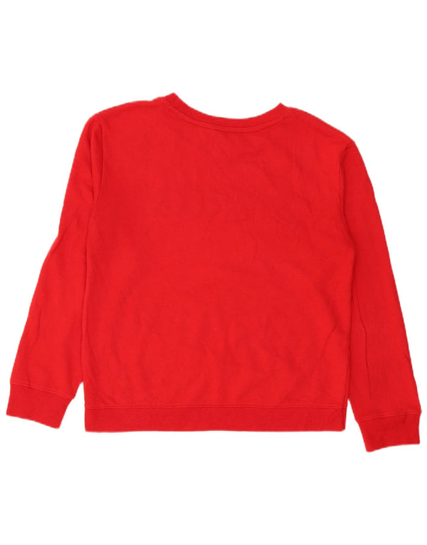 Γυναικείο Φούτερ Nautica Graphic Jumper UK 14 Μεσαίο κόκκινο βαμβακερό