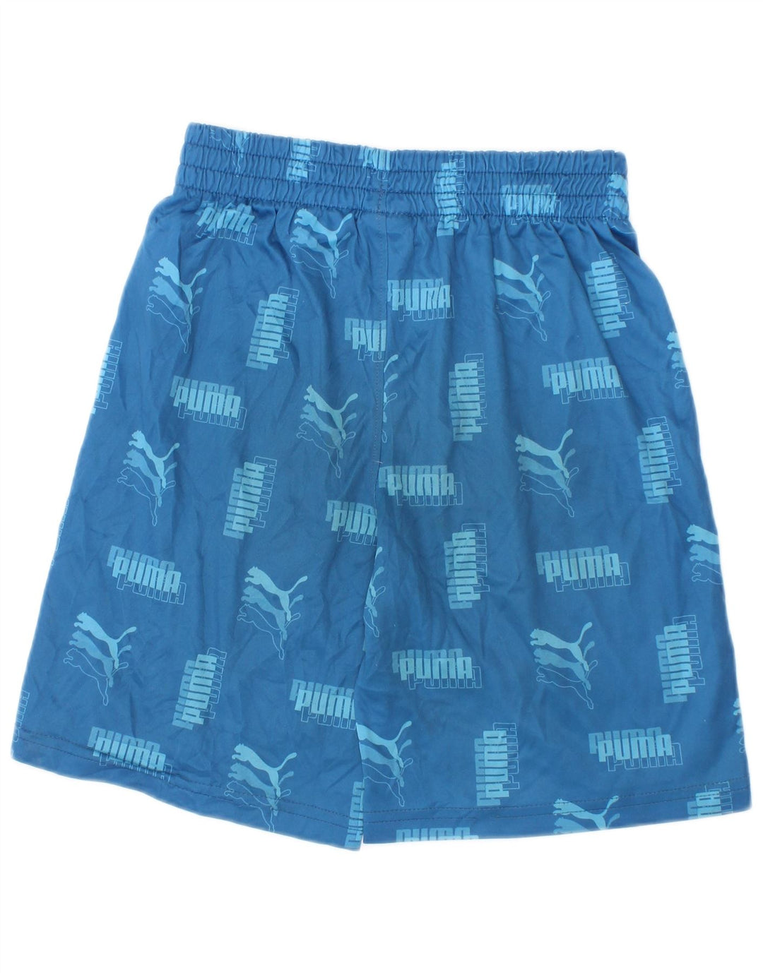 Puma Boys Graphic Sport Short 6-7 Years Blue Polyester