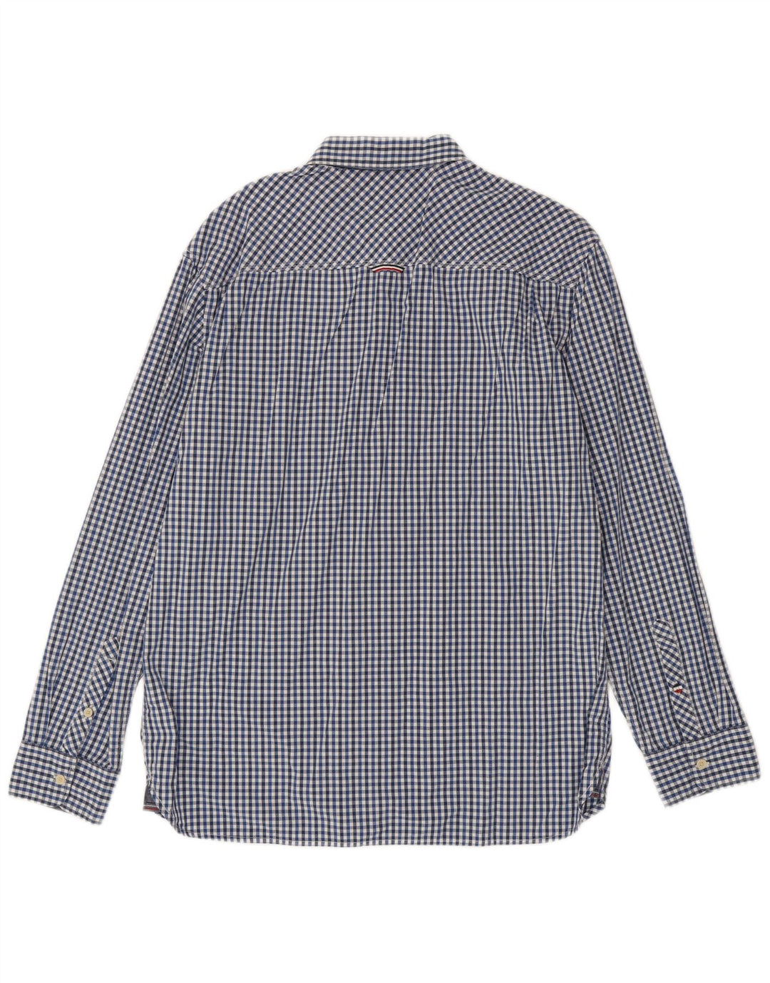 Tommy Hilfiger Ανδρικό πουκάμισο με κανονική εφαρμογή XL Blue Gingham Cotton