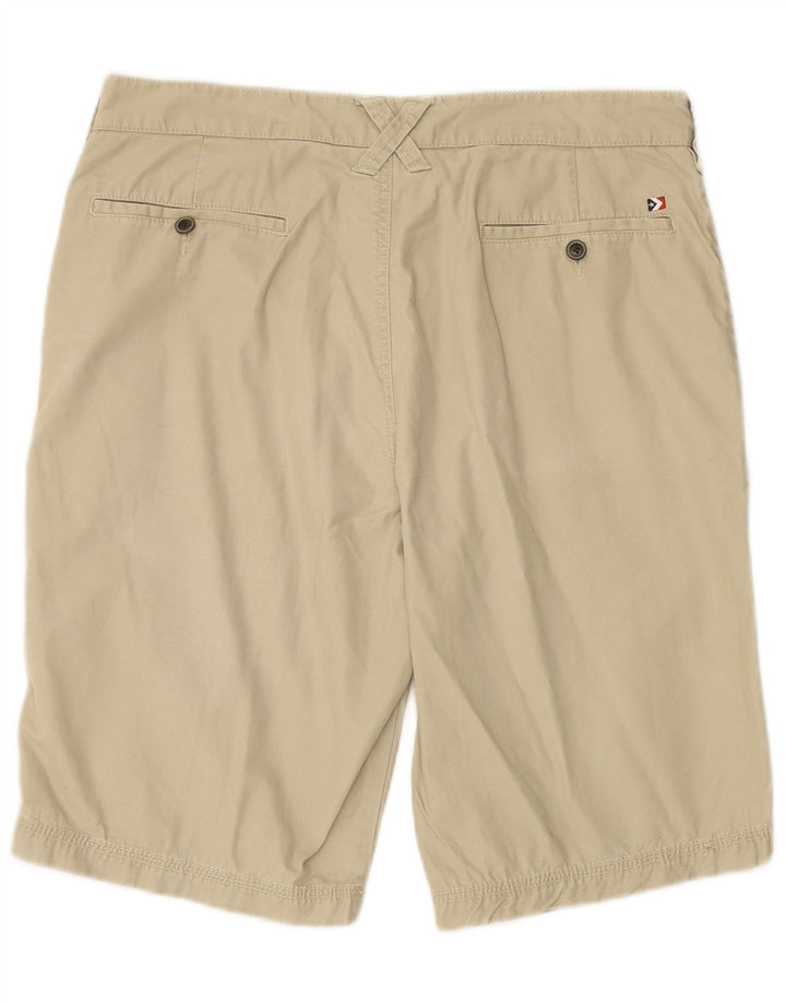 PECKOTT Ανδρικό σορτς Chino IT 52 XL W36 Μπεζ βαμβακερό