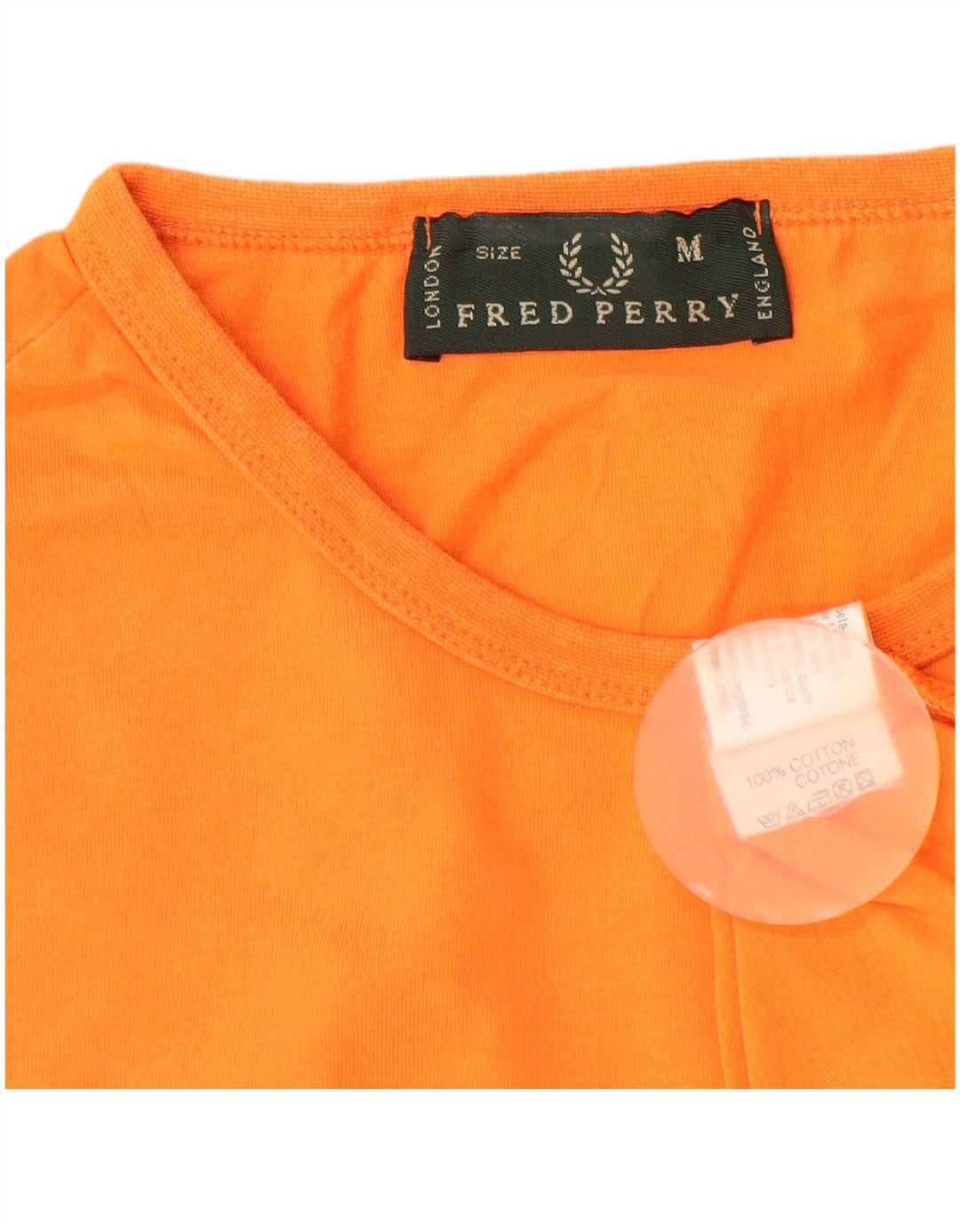 Fred Perry Ανδρικό T-Shirt Top Μεσαίο πορτοκαλί βαμβακερό