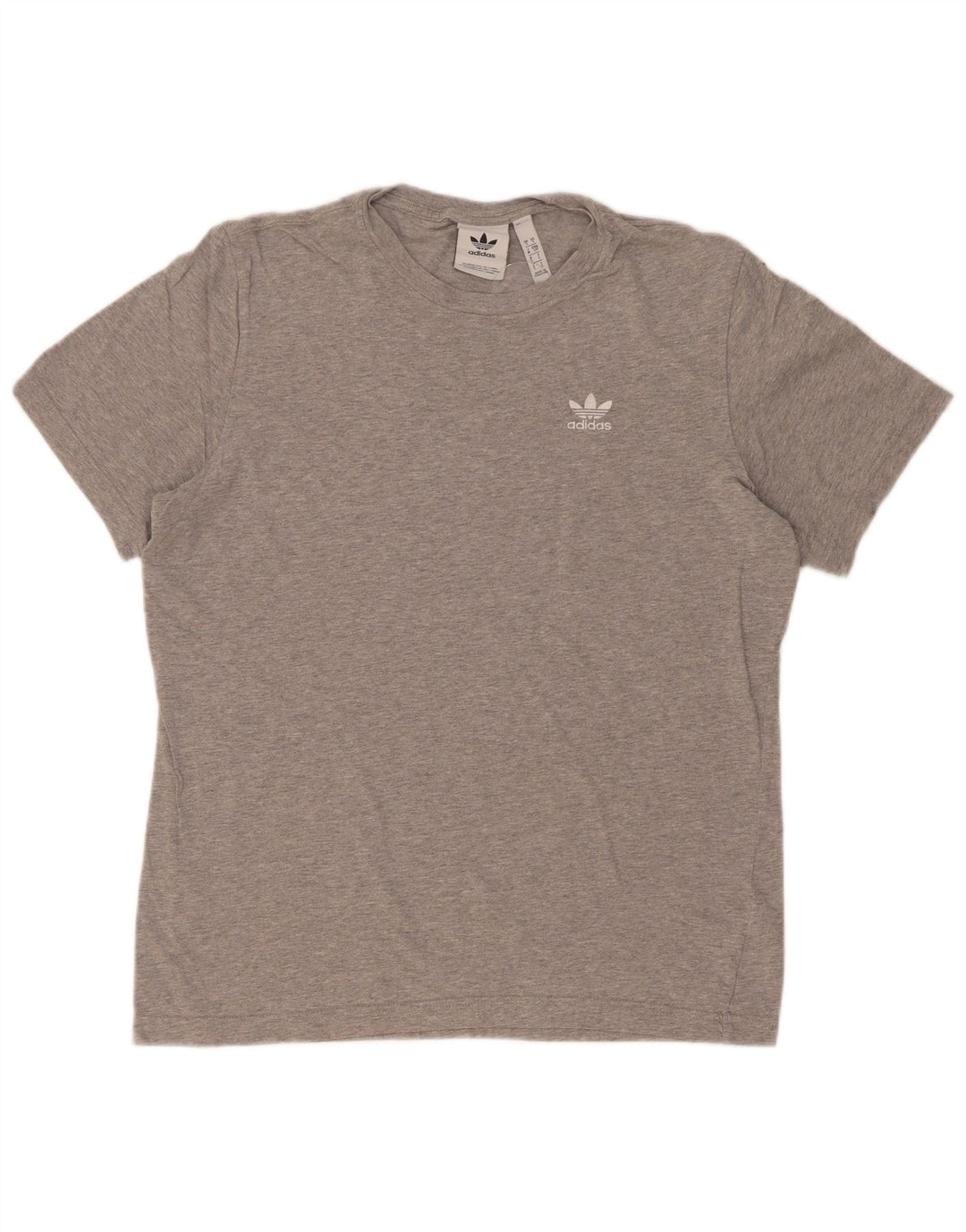 Ανδρικό T-Shirt Adidas Top Μικρό γκρι βαμβακερό