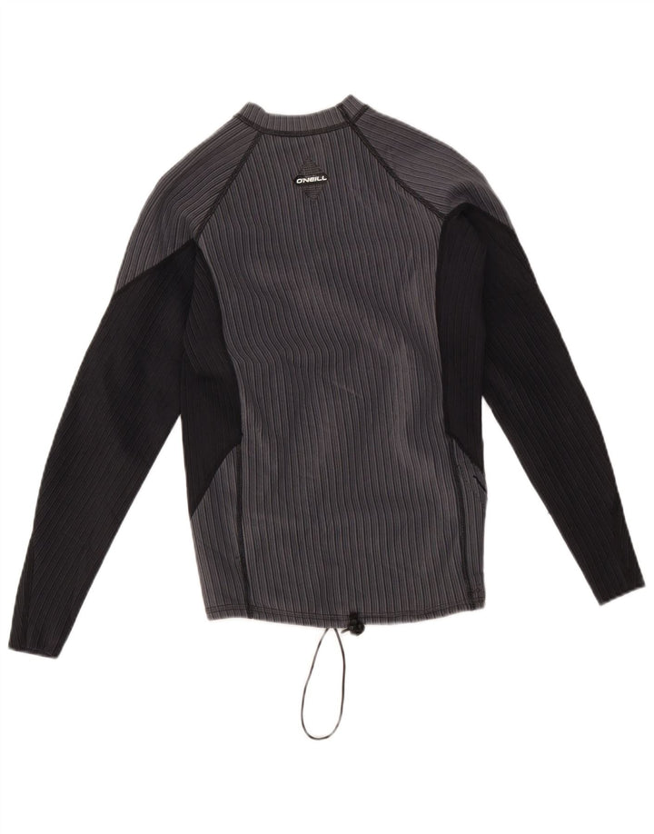 O'Neill γυναικείο τοπ μακρυμάνικο UK 14 Large Grey Colourblock Nylon